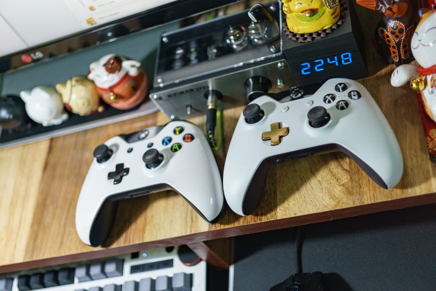 Controladores Xbox en setup de juego